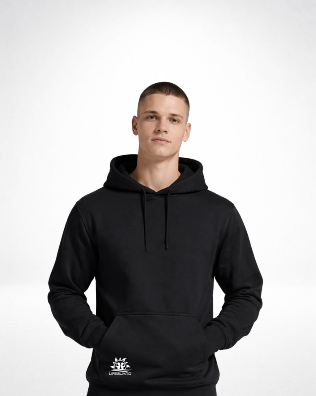 Felpa Performance Lifeguard® con Cappuccio – Nera