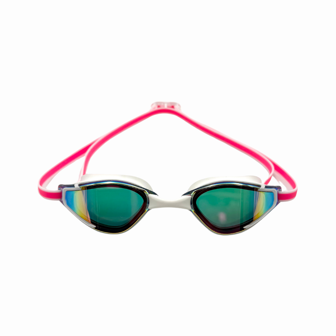 Occhialini Nuoto Specchiati Rosa