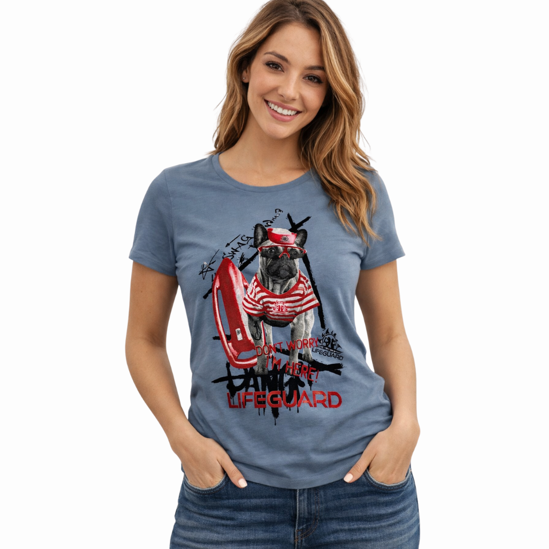 T-Shirt Dog Hero Donna