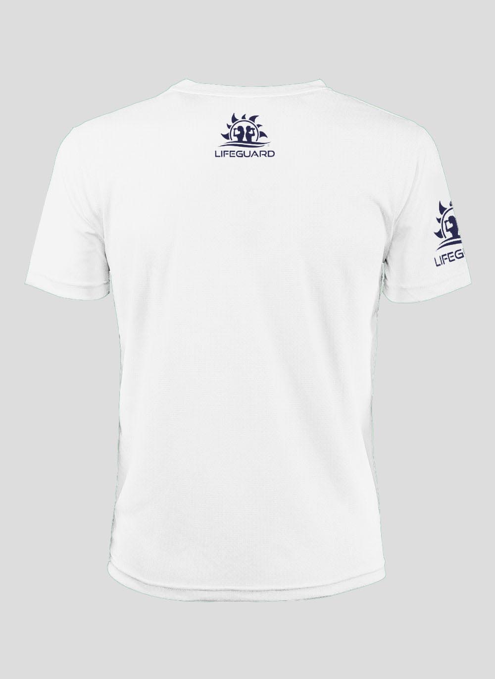 T-shirt maglietta manica corta tessuto tecnico traspirante leggero per sport e tempo libero UOMO Lifeguard