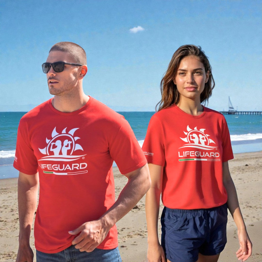 T-shirt da Bagnino Lifeguard Italia Unisex