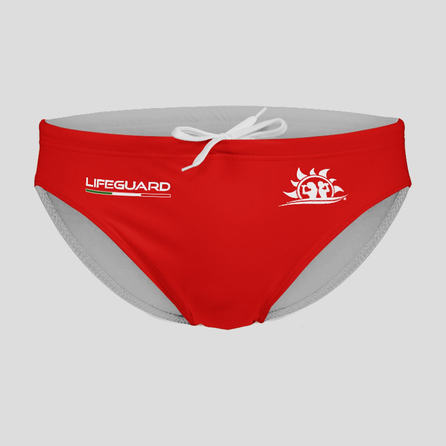 Costume Slip da Bagnino di Salvataggio Rosso - Lifeguard Italia