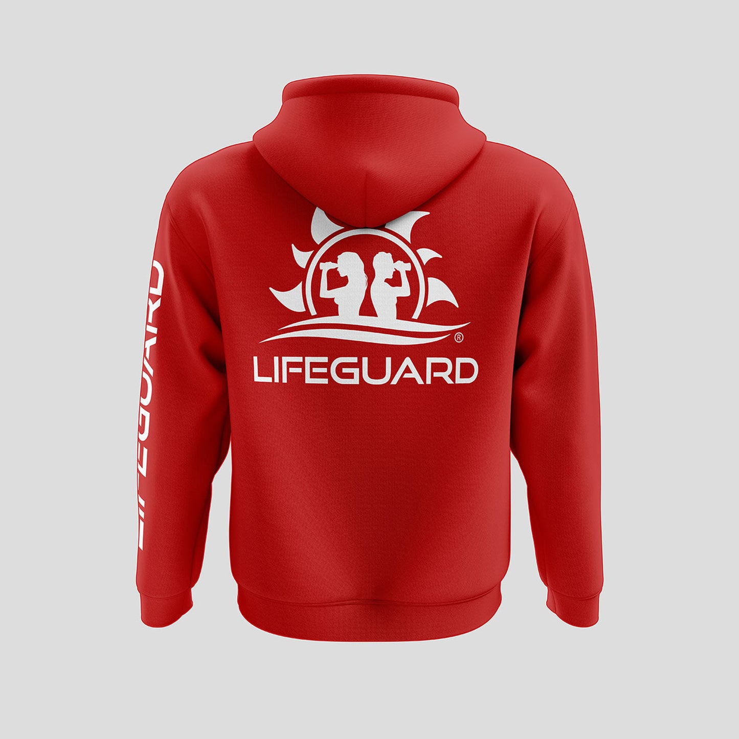 Felpa da Bagnino con Zip e Cappuccio Unisex - Lifeguard Italia