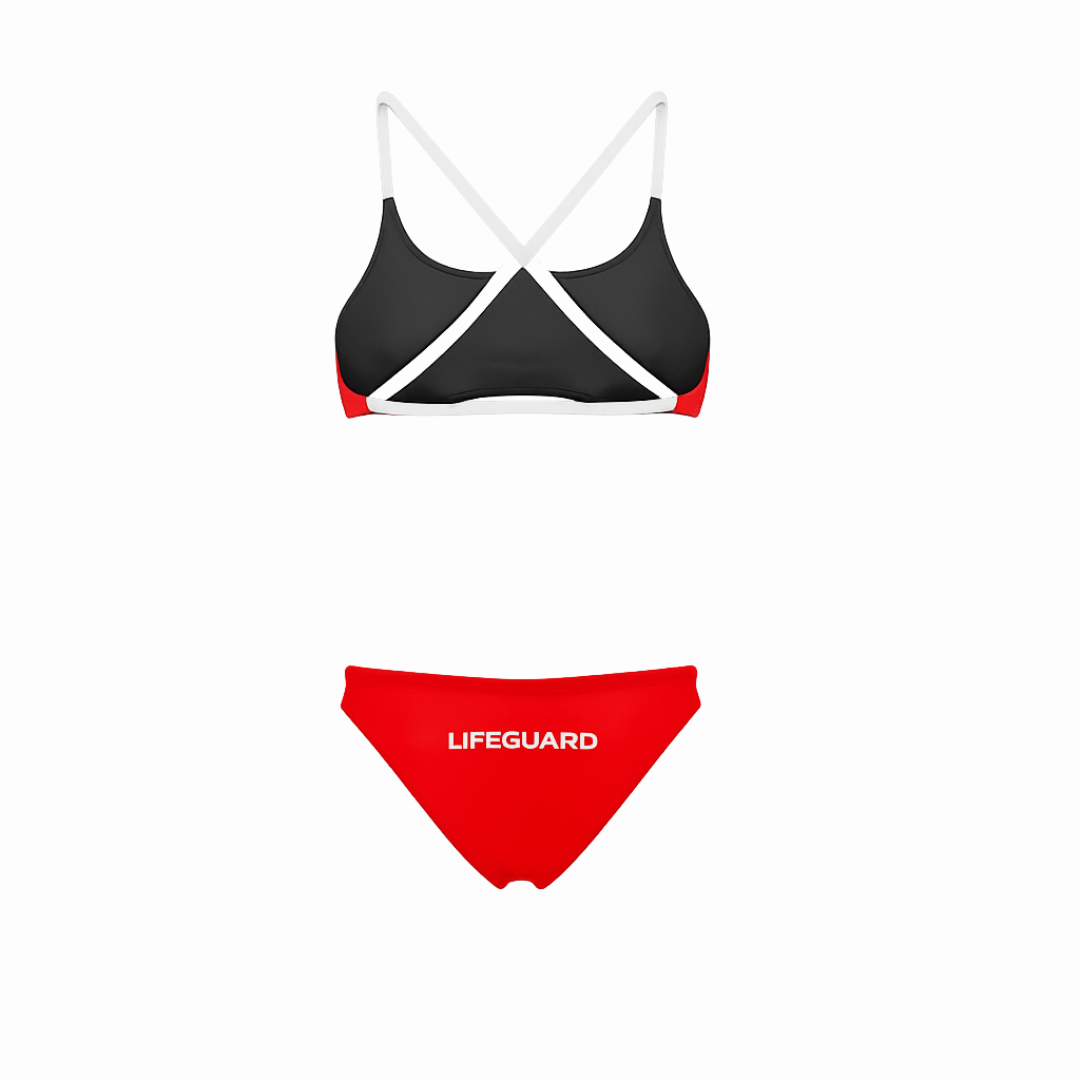 Bikini da Bagnino Lifeguard Donna Rosso