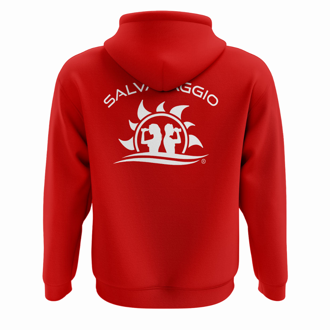 Felpa da Bagnino Lifeguard con Cappuccio