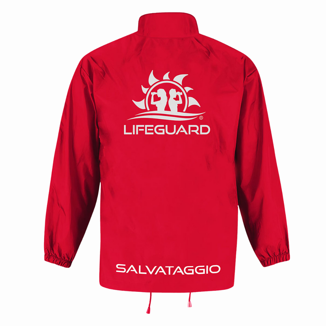 Giacca K-Way da Bagnino Lifeguard Impermeabile