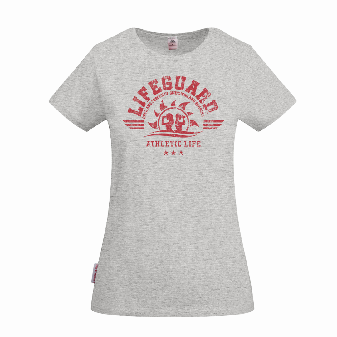 T-shirt Lifeguard® Donna Grigio Melange