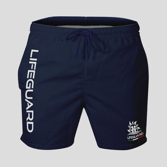 Pantaloncino da Bagnino Blu – Bermuda da Lavoro per Salvataggio Mare e Piscina