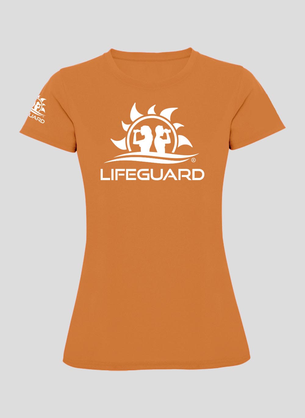 T-shirt maglietta manica corta tessuto tecnico traspirante leggero per sport e tempo libero donna Lifeguard