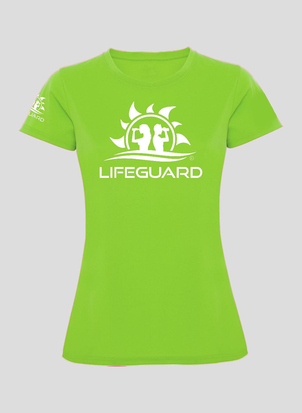 T-shirt maglietta manica corta tessuto tecnico traspirante leggero per sport e tempo libero donna Lifeguard