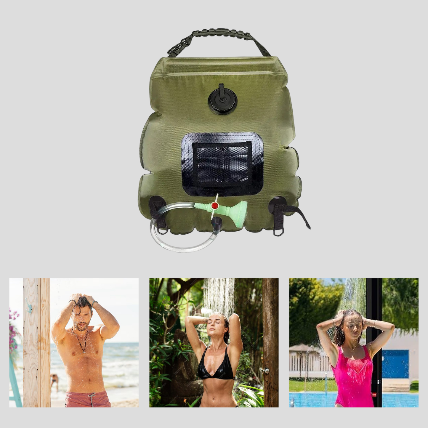 Sacco Doccia Portatile Lifeguard – Per Spiaggia, Piscina e Outdoor