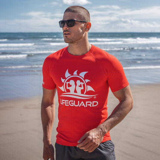 T-shirt da Surf Bagnino e Assistente Bagnanti a Maniche Corte - Lifeguard