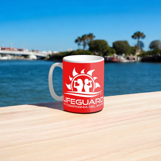 Tazza in Ceramica Lifeguard – Coffee Cup per Pausa e Relax