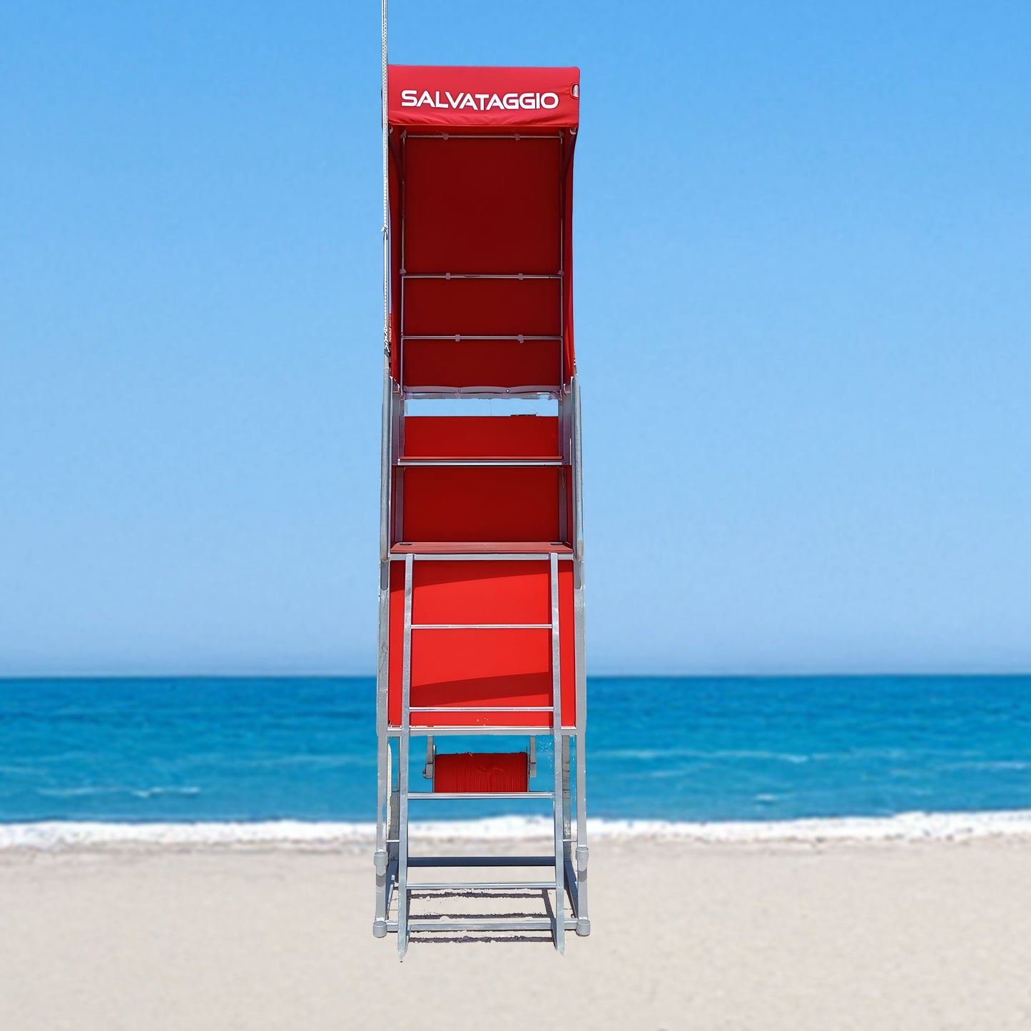 Torretta rialzata per bagnino Lifeguard – Postazione salvataggio professionale