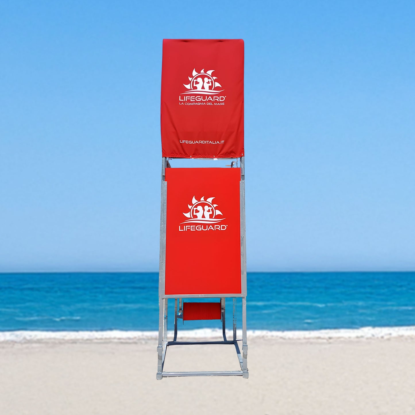 Torretta rialzata per bagnino Lifeguard – Postazione salvataggio professionale
