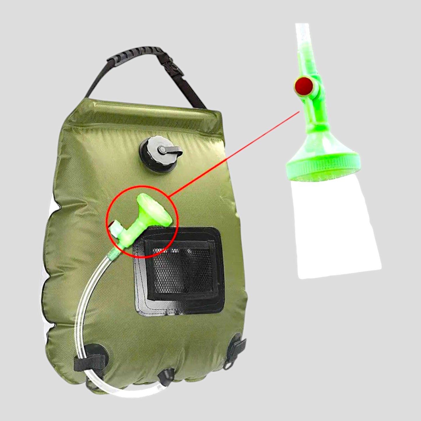 Sacco Doccia Portatile Lifeguard – Per Spiaggia, Piscina e Outdoor