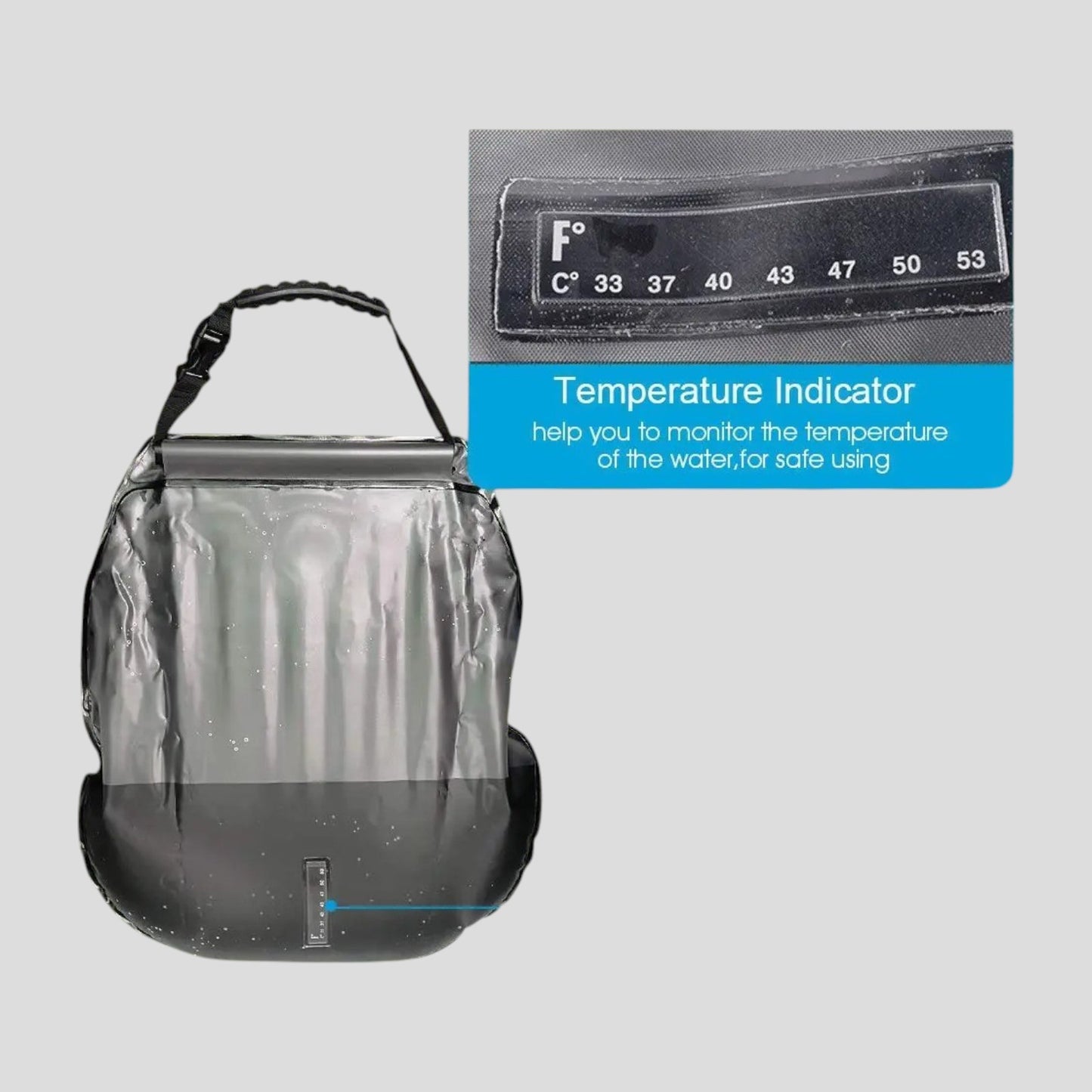Sacco Doccia Portatile Lifeguard – Per Spiaggia, Piscina e Outdoor