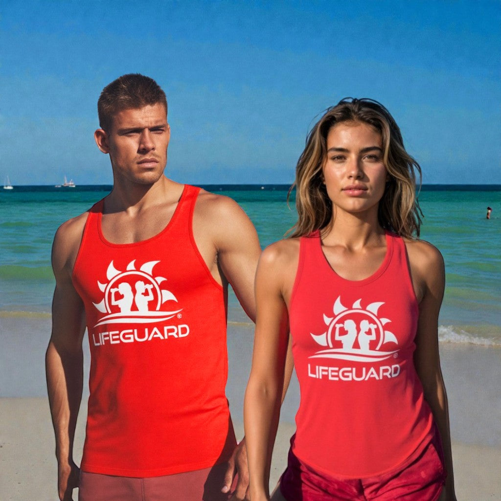 Canotta Bagnino Lifeguard Unisex in Cotone
