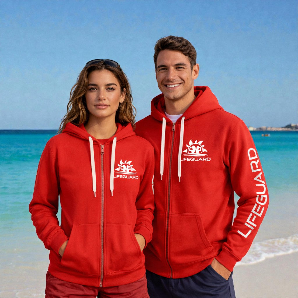 Felpa Lifeguard Unisex - Zip e Cappuccio