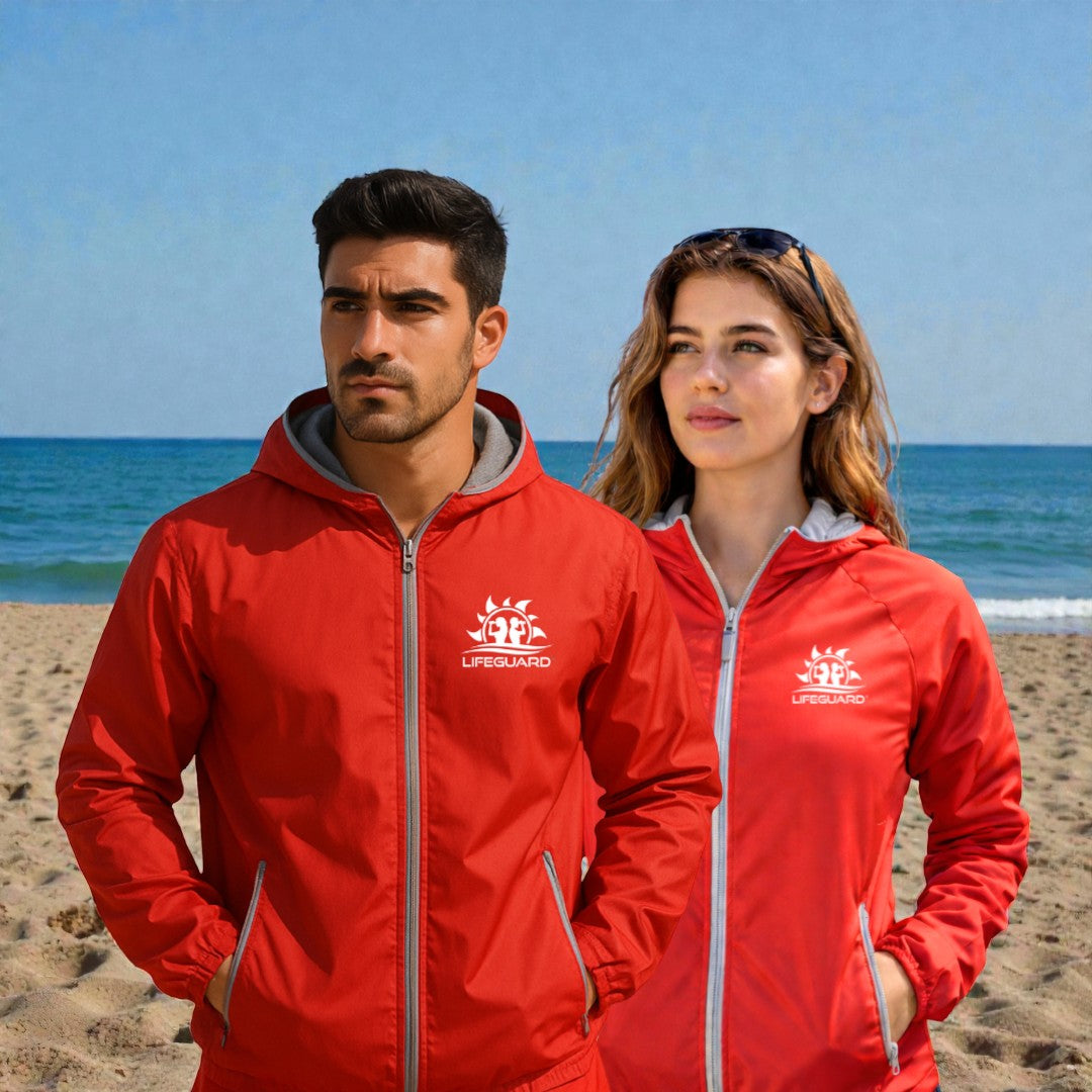 Giacca a Vento Lifeguard con Cappuccio