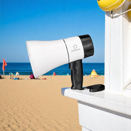 Megafono Professionale Lifeguard RF-MP-200 – Con Registrazione e Tracolla