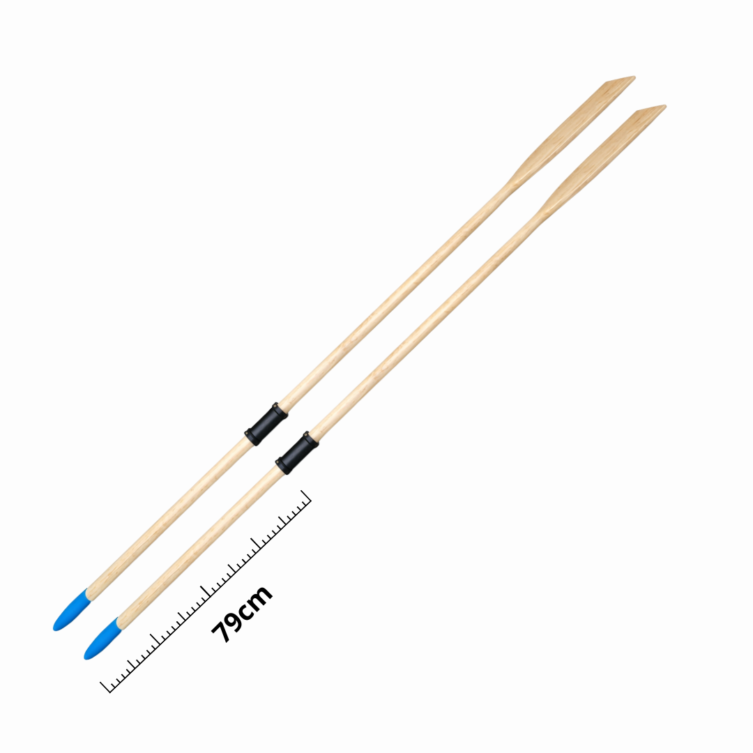 Remo in legno di pino 3 metri con boccole in nylon