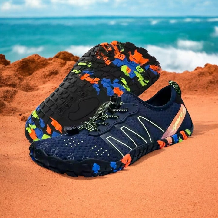 AQUA-SPEED Scarpe Di Acqua Per Spiaggia - Mare - Lago - Pantofole Ideale Come Protezione Per I - Foto 4