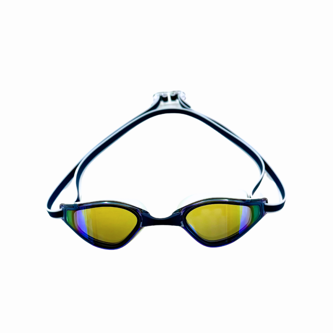 Occhialini Nuoto Specchiati blu