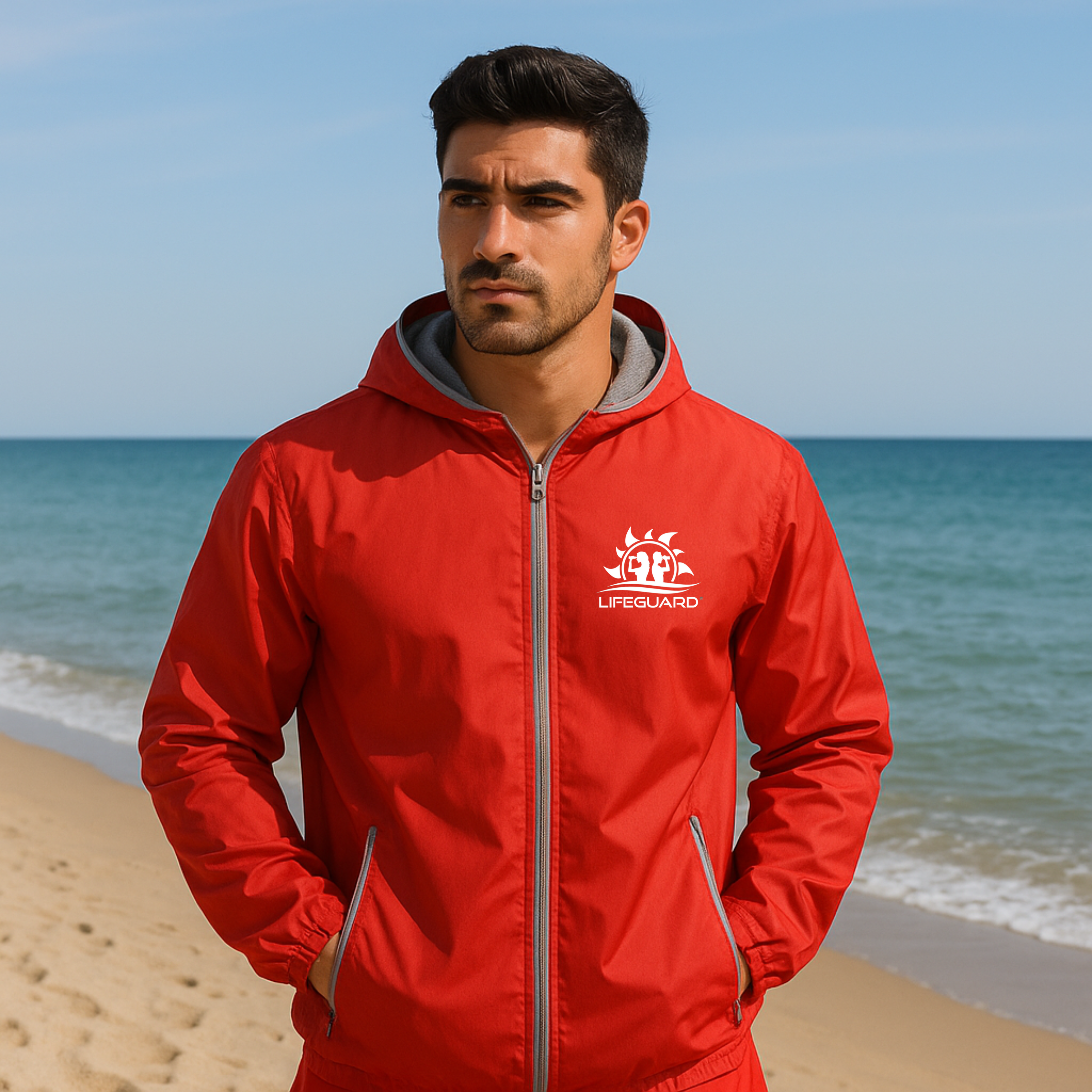 Giacca a Vento Lifeguard® con Cappuccio