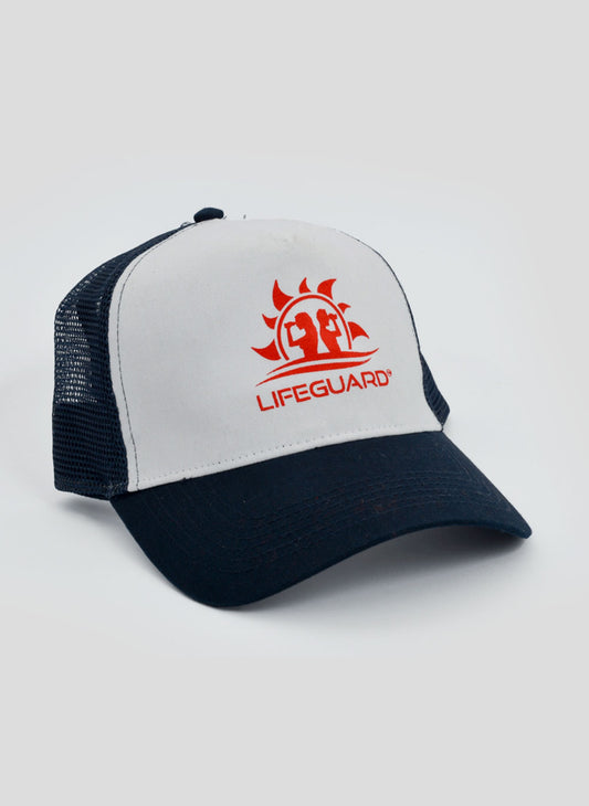 Cappello Lifeguard (blu/bianco)