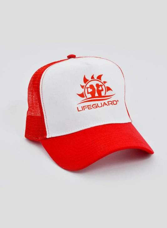 Cappello Lifeguard (rosso/bianco)