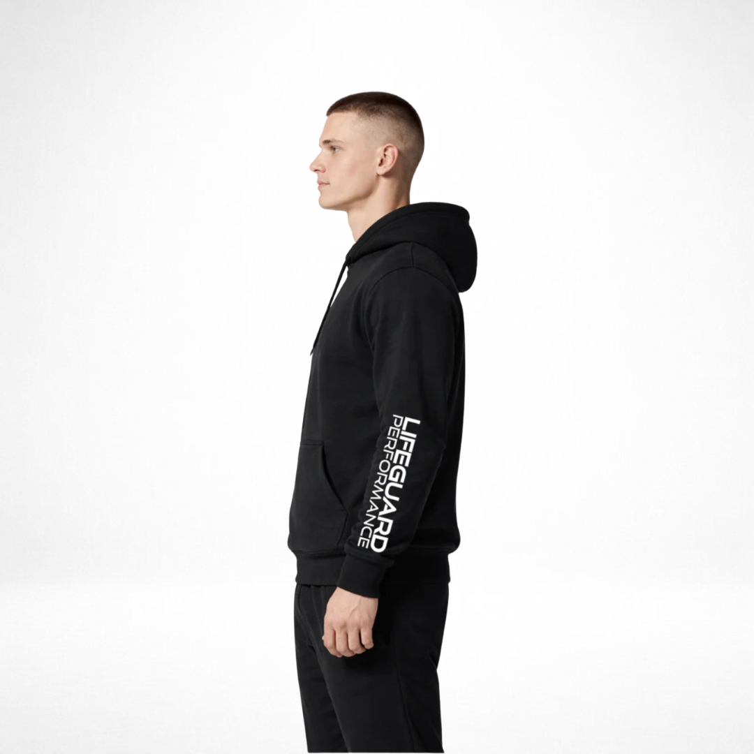 Felpa Performance Lifeguard® con Cappuccio – Nera