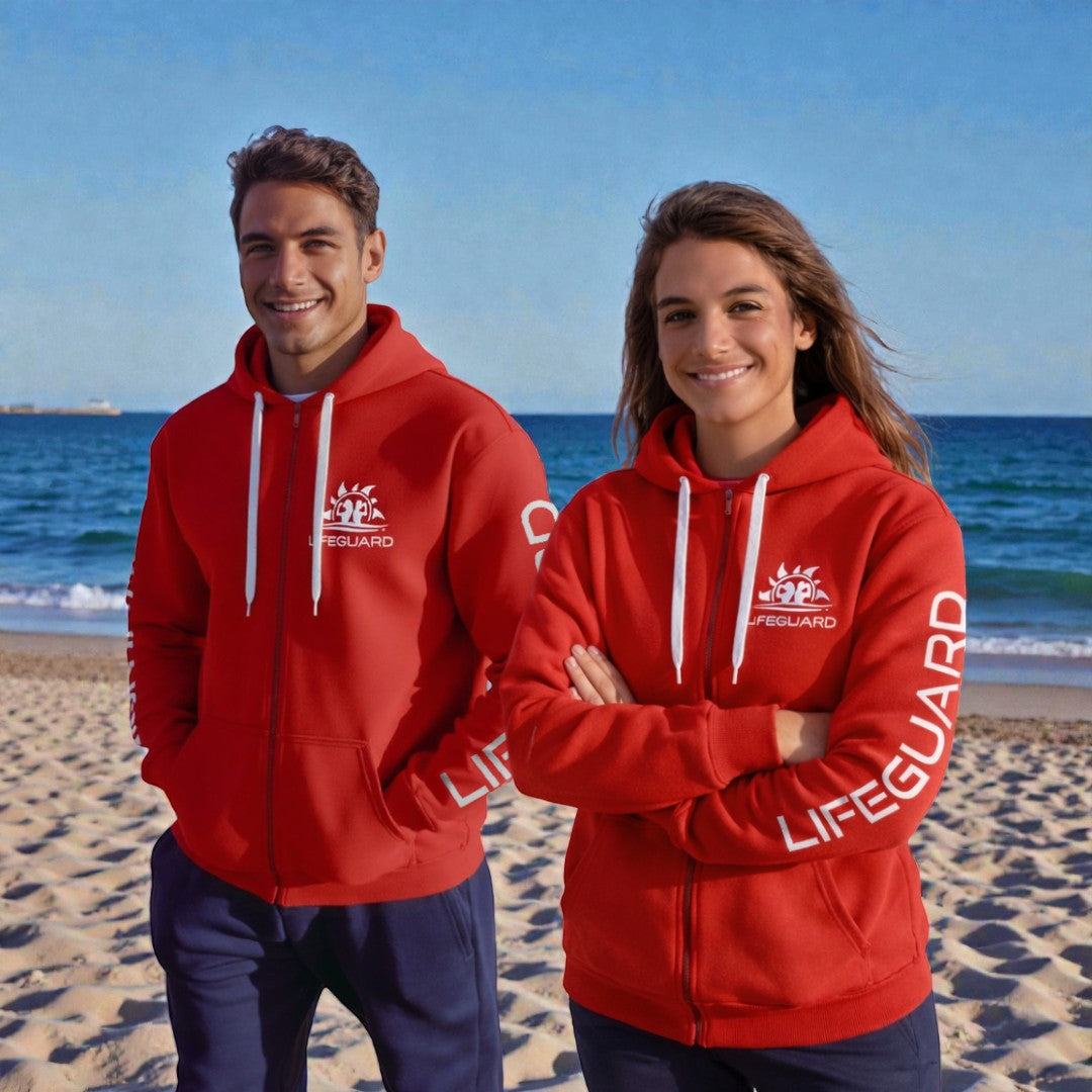 Felpa Lifeguard Unisex - Zip e Cappuccio