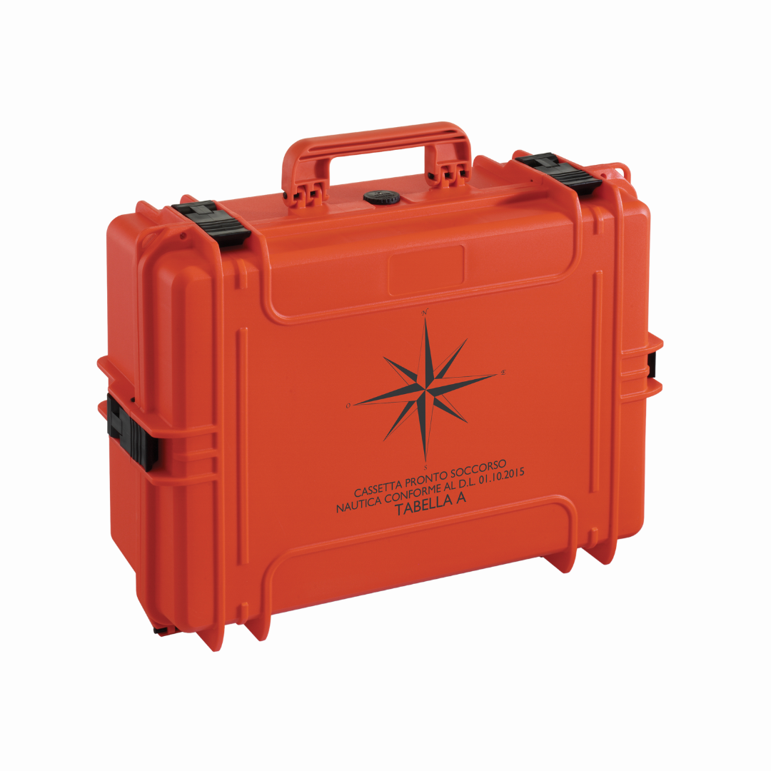 Kit Nautico NAUTIMED Tabella A D.M. 03/2022 – Valigia IP67 Professionale