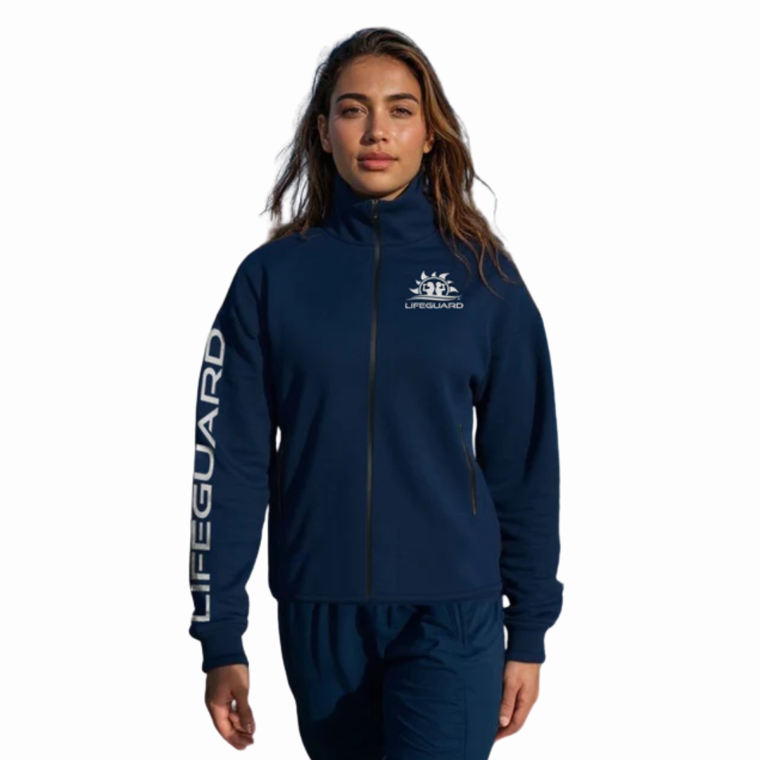 Felpa Fleece con Zip e Cappuccio Donna