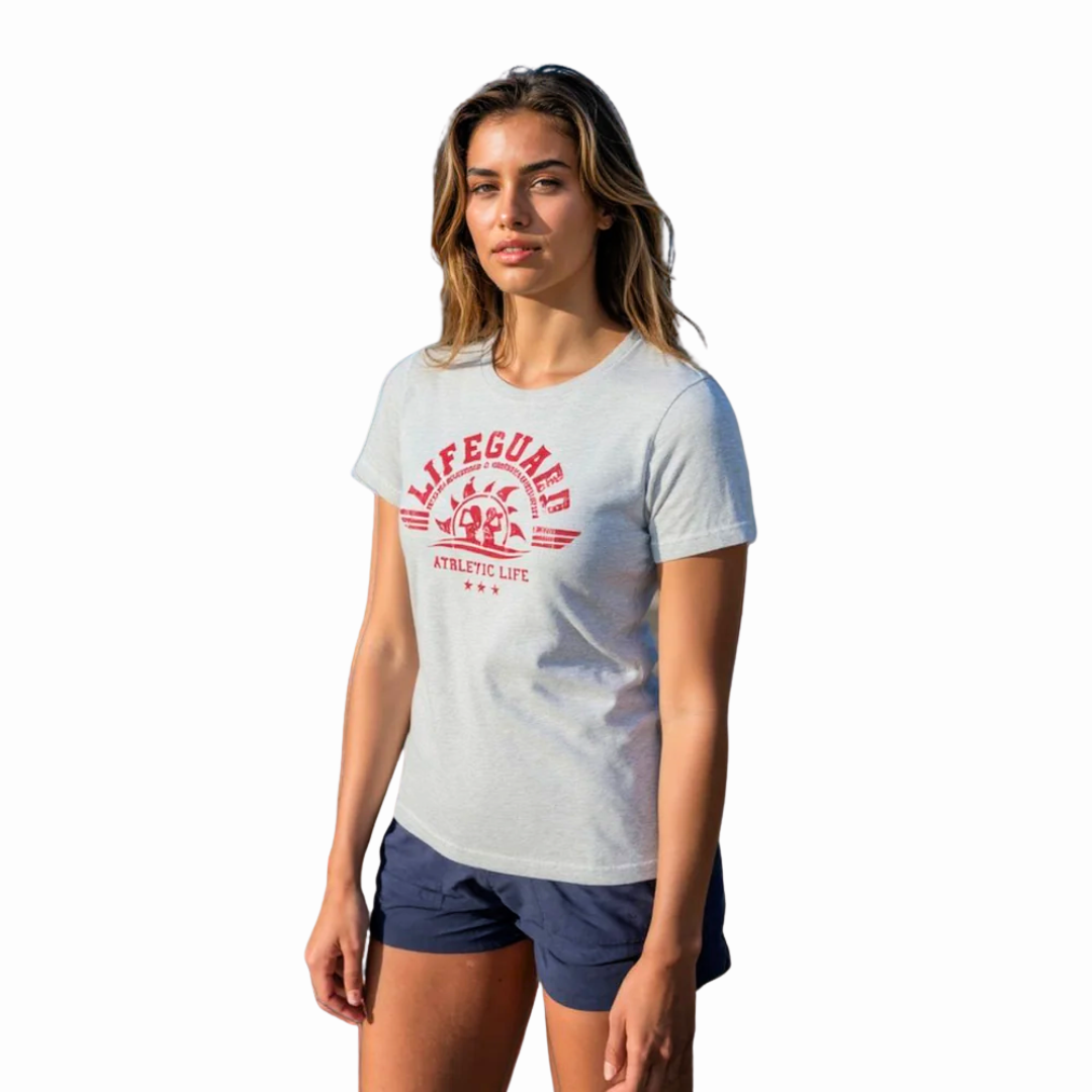 T-shirt Grigio Melange Donna