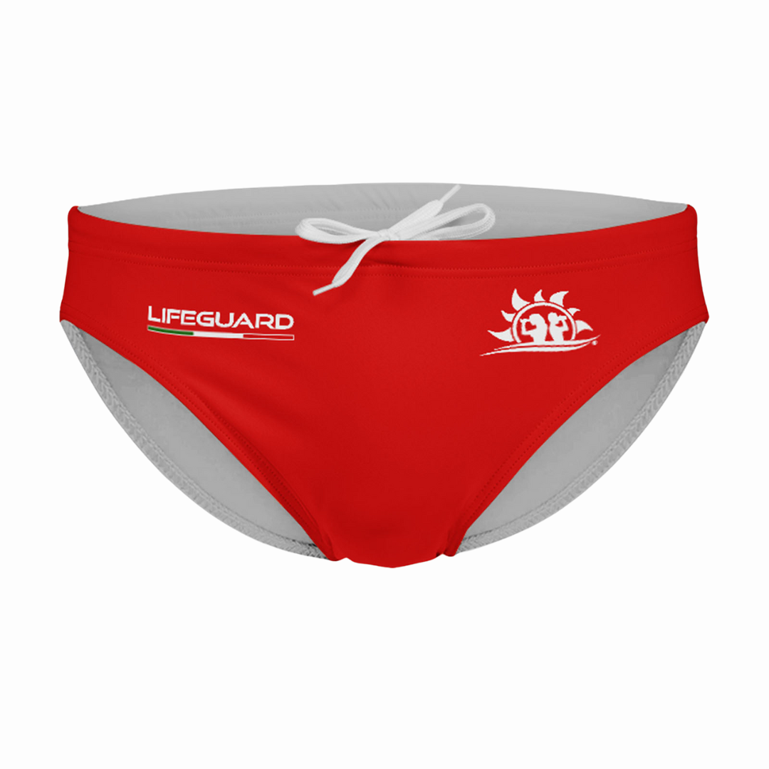 Slip da Bagnino Lifeguard Uomo Rosso
