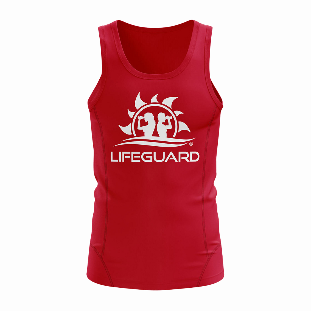 Canotta da Bagnino Lifeguard in Tessuto Tecnico