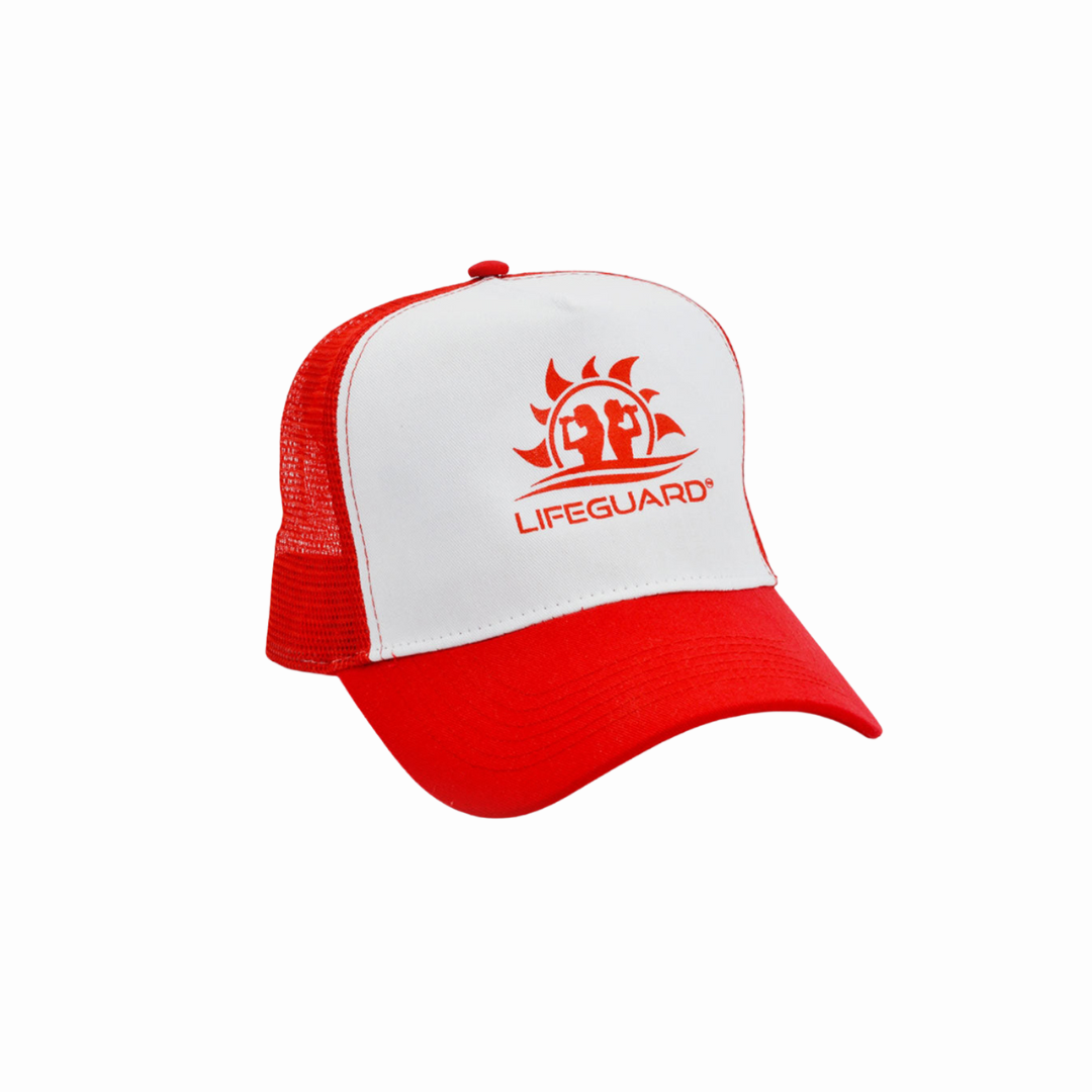 Cappello Trucker Lifeguard® Rosso e Bianco