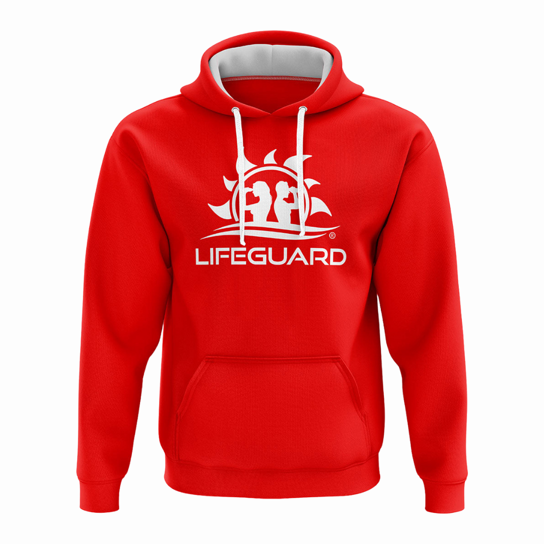 Felpa da Bagnino Lifeguard con Cappuccio