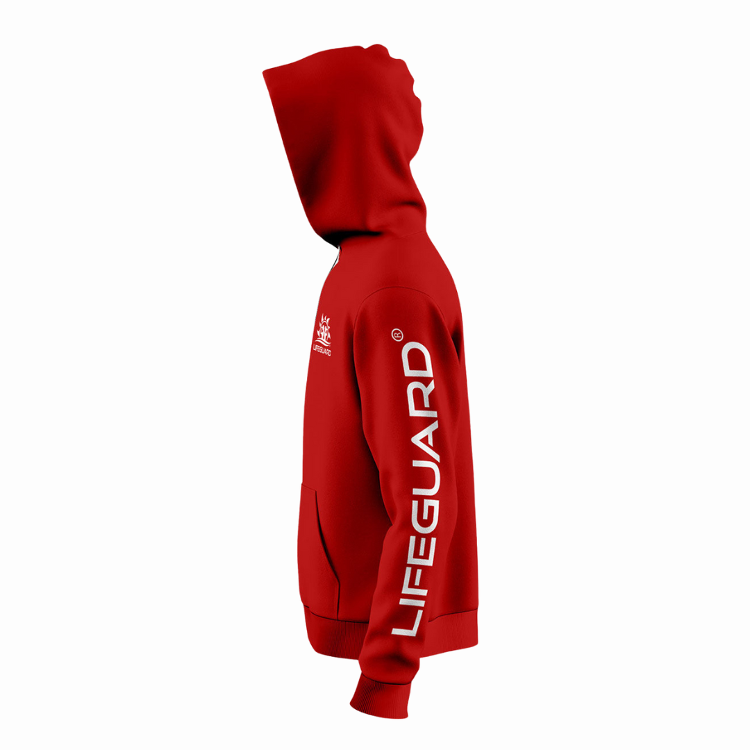Felpa da Bagnino Lifeguard con Cappuccio