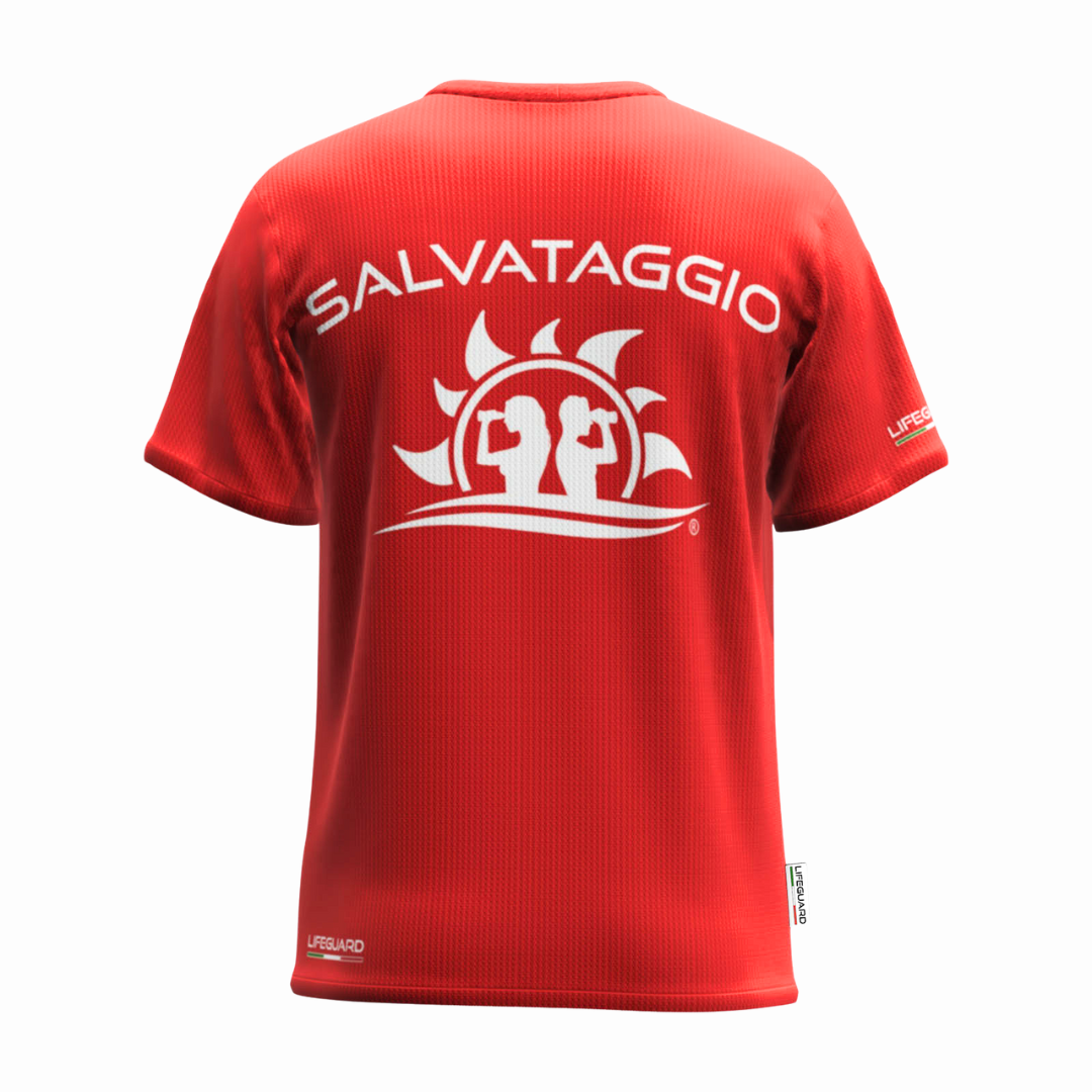 T-shirt da Bagnino Lifeguard Italia Unisex
