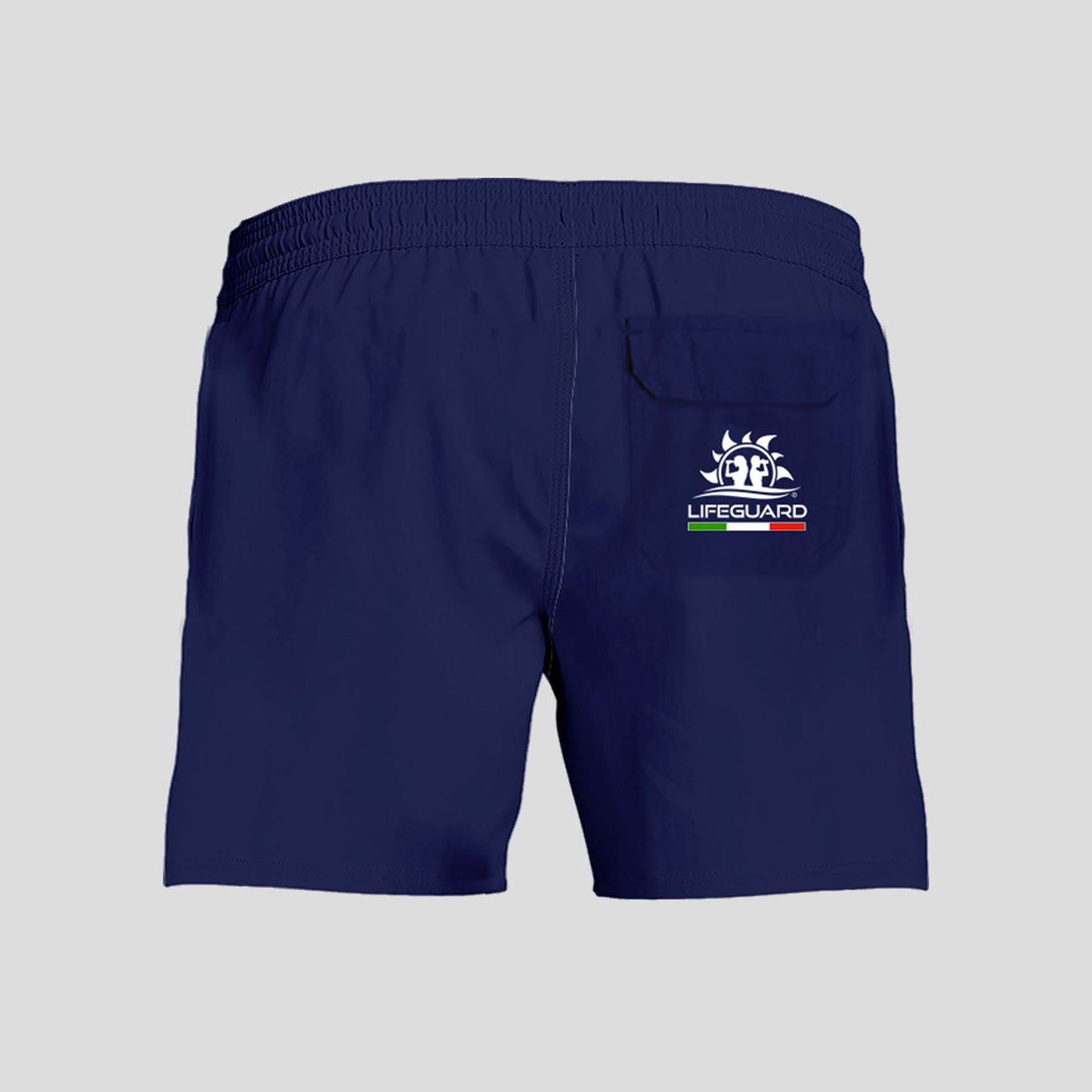 Costume Pantaloncino Boxer bermuda blu bagnino di salvataggio assistente bagnanti mare e piscina per lavoro sport e tempo libero Lifeguard