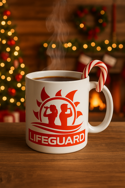 Tazza in Ceramica Lifeguard – Coffee Cup per Pausa e Relax