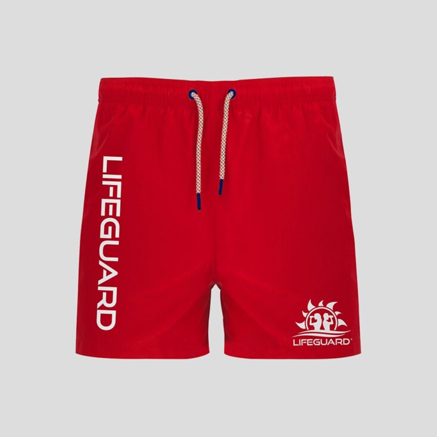 Costume Pantaloncino Boxer bermuda rosso bagnino di salvataggio assistente bagnanti mare e piscina per lavoro sport e tempo libero Lifeguard