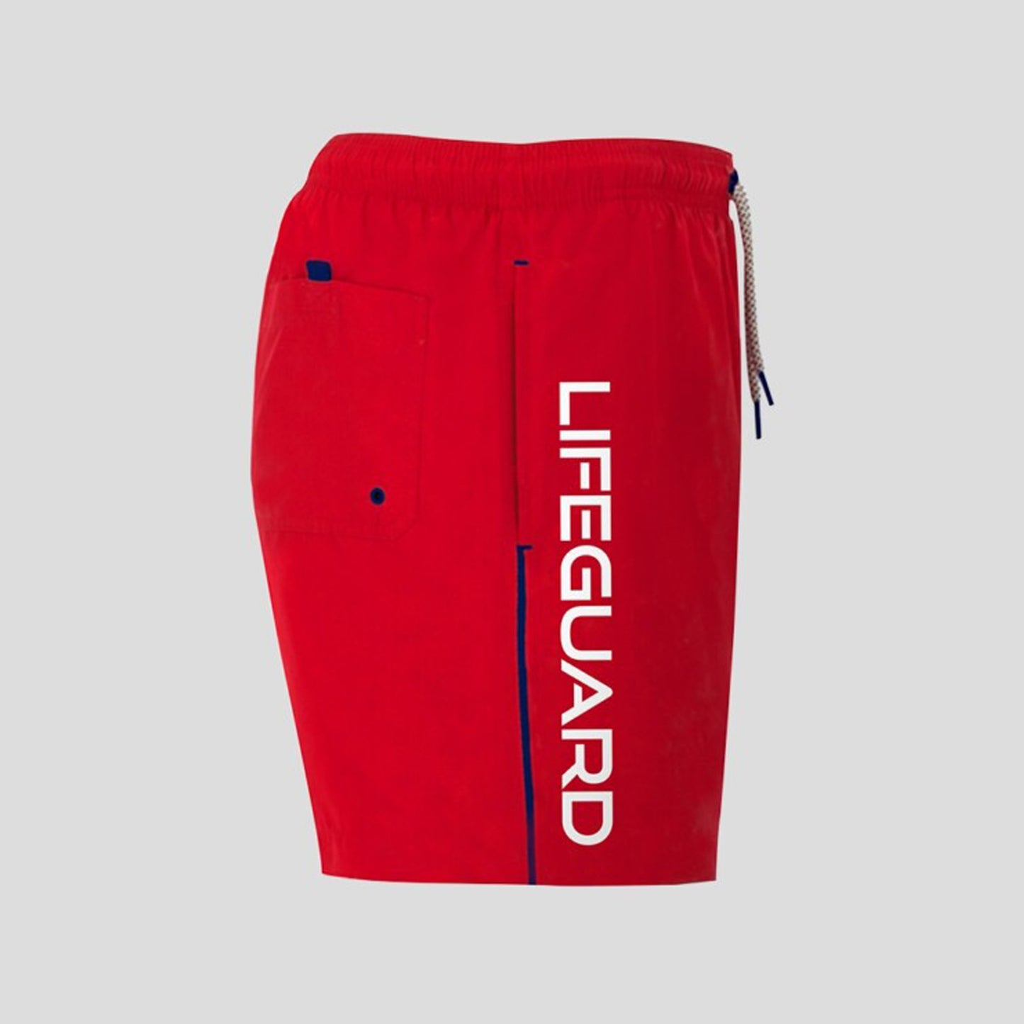 Costume Pantaloncino Boxer bermuda rosso bagnino di salvataggio assistente bagnanti mare e piscina per lavoro sport e tempo libero Lifeguard