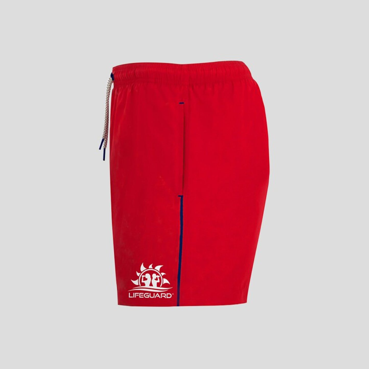 Costume Pantaloncino Boxer bermuda rosso bagnino di salvataggio assistente bagnanti mare e piscina per lavoro sport e tempo libero Lifeguard