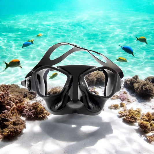 Maschera sub in silicone ad alta visibilità Lifeguard – Per bagnini e assistenti bagnanti