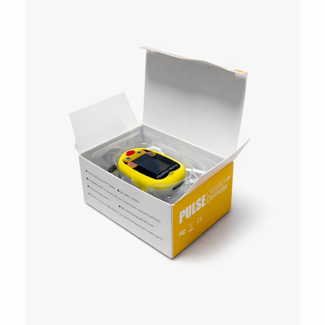 Pulsossimetro pediatrico da dito per bambini con display digitale e ricarica USB