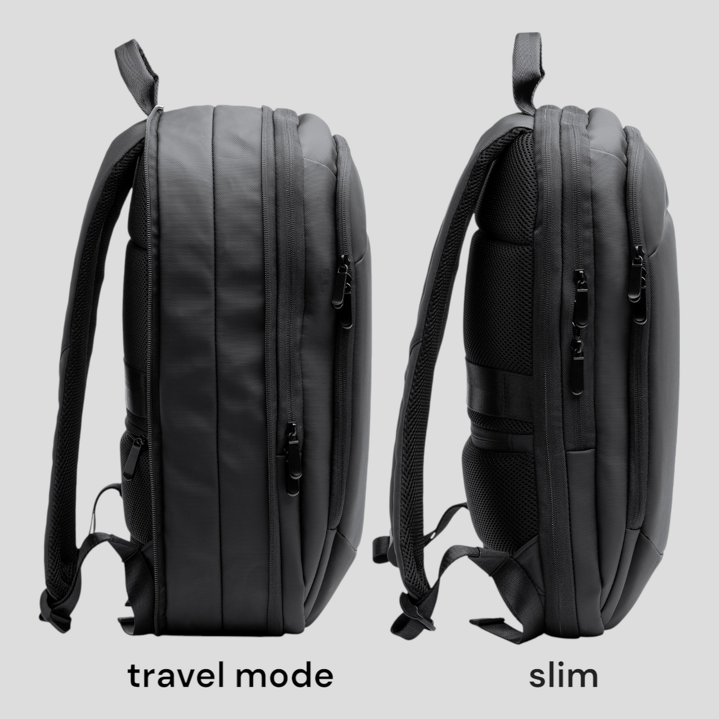 Zaino waterproof da viaggio e lavoro – Nero elegante e resistente
